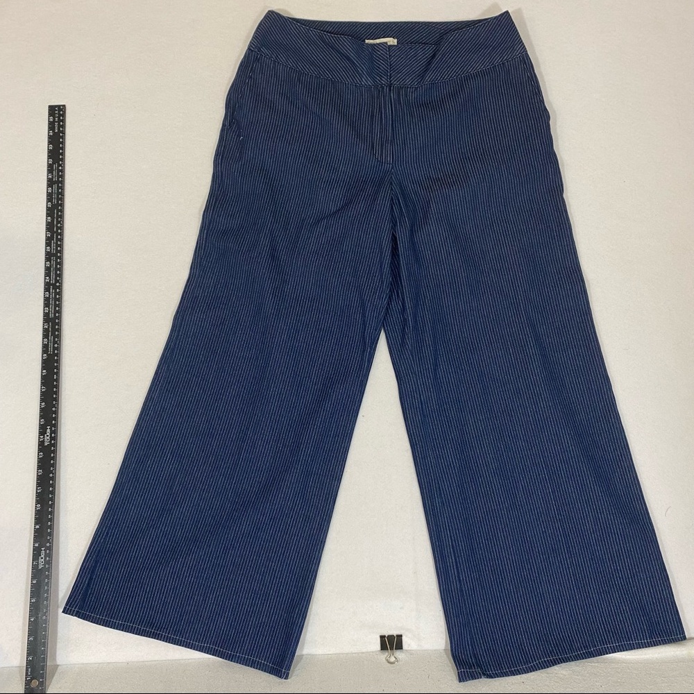 Cato Baggy Pants Striped Blue white Wide leg Pants